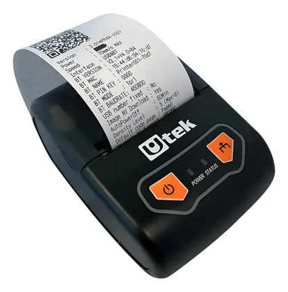 Impresora Térmica Portátil 58mm Bt + Usb Ut-prt205bt Negro
