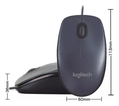 Mouse Alámbrico Usb Logitech M90