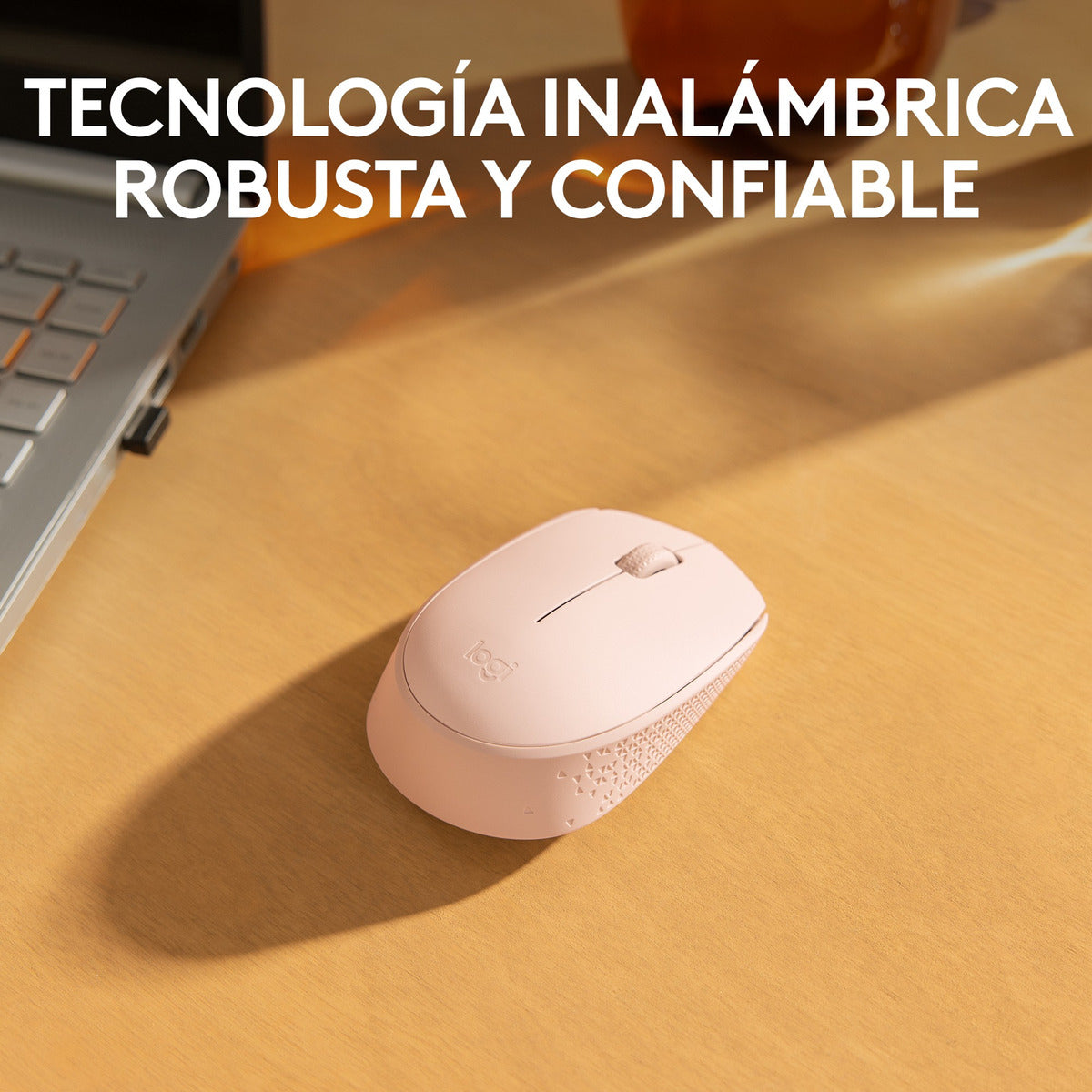 Mouse Inalámbrico Usb Logitech M170 Rosado