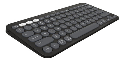Teclado Bluetooth Compacto Pebble Keys 2 K380s Grafito