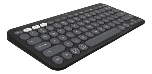 Teclado Bluetooth Compacto Pebble Keys 2 K380s Grafito