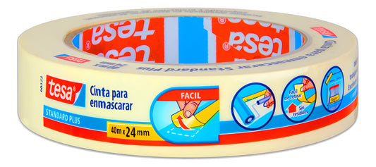 Cinta Papel Enmascarar Masking Tape 24mm X 40m Tesa