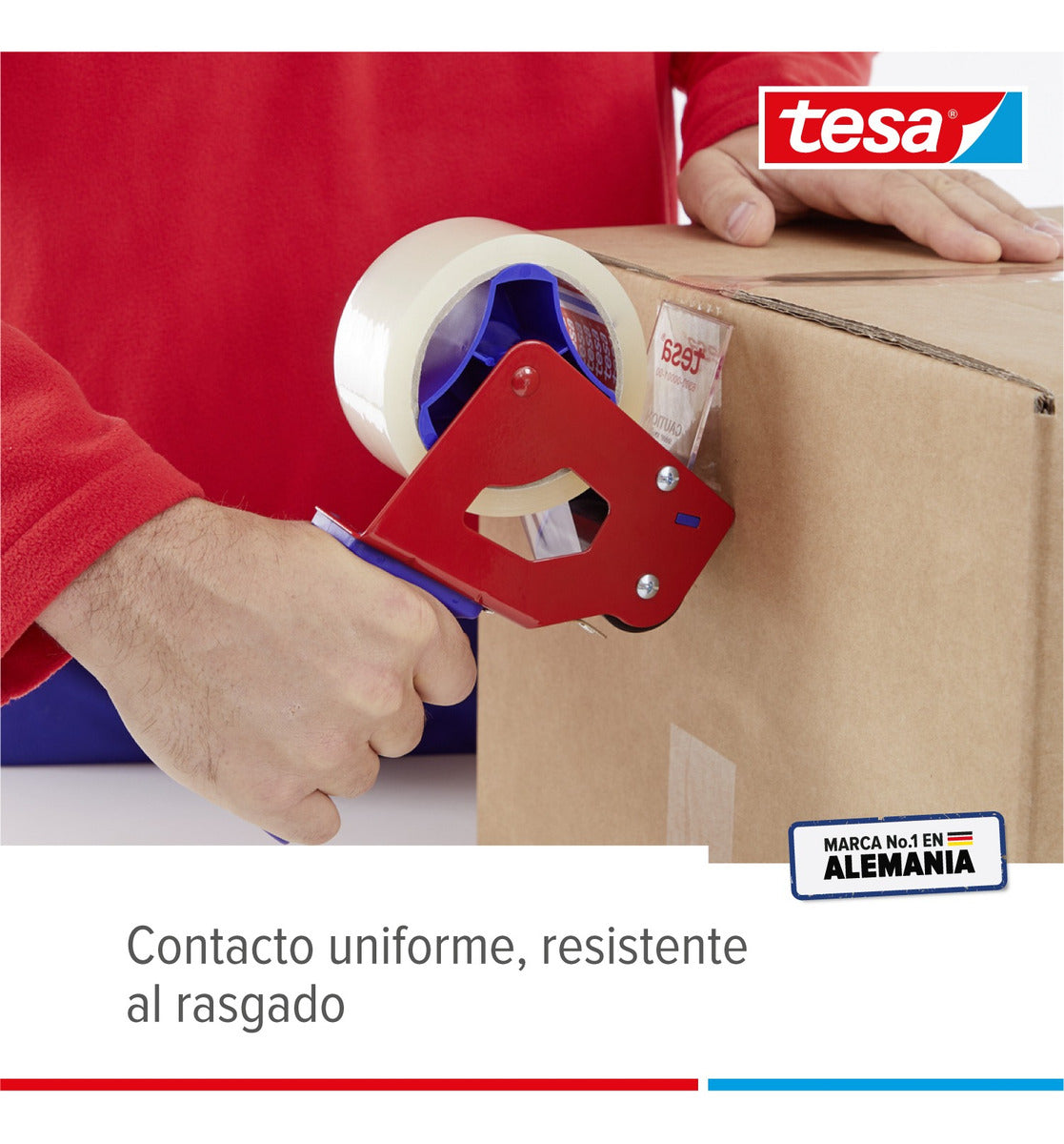 Pack X 6 Cinta Embalaje Transparente 100mx48mm Tesa