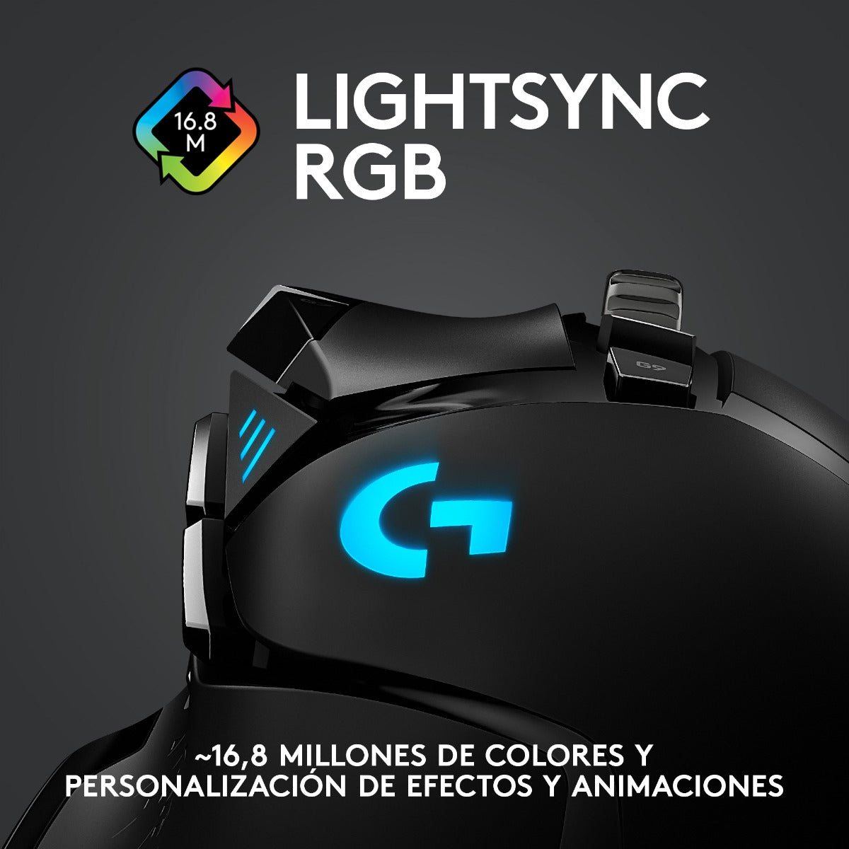 Mouse Gamer Inalámbrico G502 25k Dpi Rgb Lightspeed Logitech