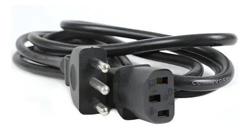 Cable Poder Pc Notebook 3 Metros Largo Reforzado C13 Pack 2