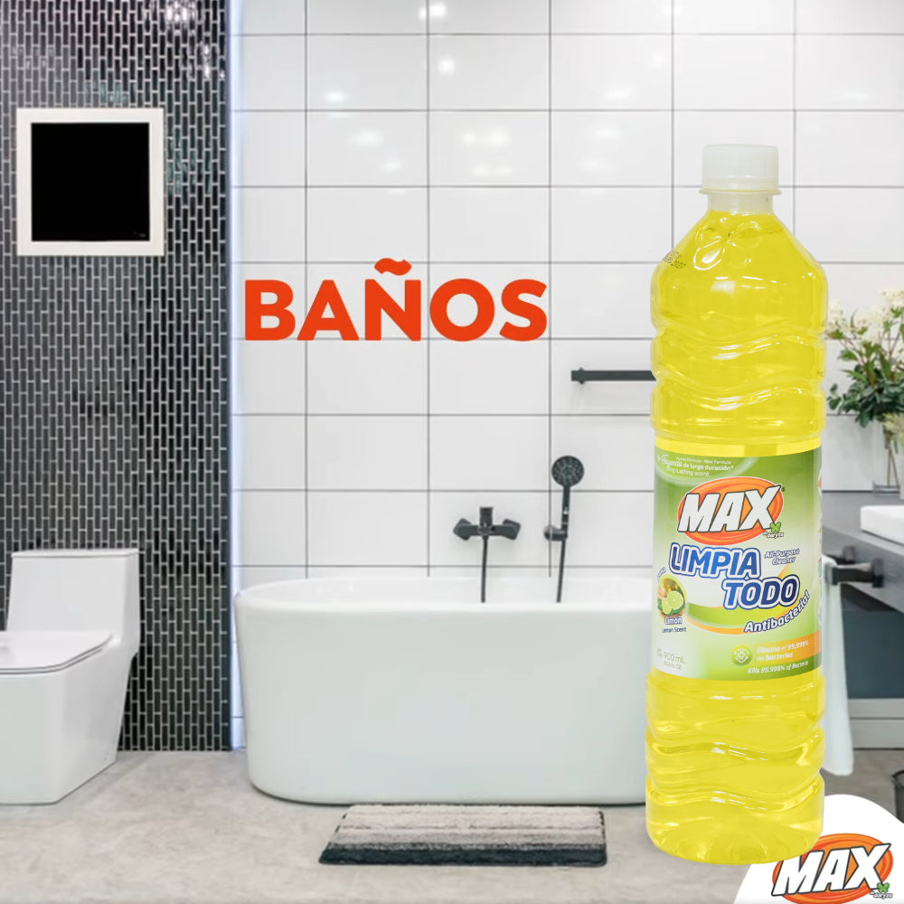 Limpia Todo Líquido Piso Antibacterial 900 Ml Aroma Limón