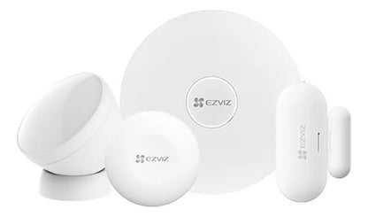 Kit Alarma Sensores Hogar A3 Zigbee Wifi Ezviz Blanco
