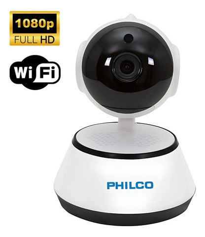 Cámara Seguridad Wifi Visión 360° Full Hd Philco W3860 Blanco