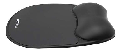 Mouse Pad Con Apoyo Muñecas Ergonómico Gel Negro Philco