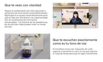 Webcam Brio 300 Logitech 2mp Full Hd 1080p/30fps Usb-c