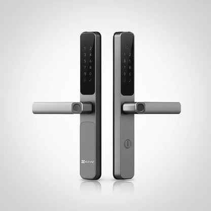 Cerradura Digital Dl06-r100 Contraseña Tarjeta App Ezviz Gris Grafito