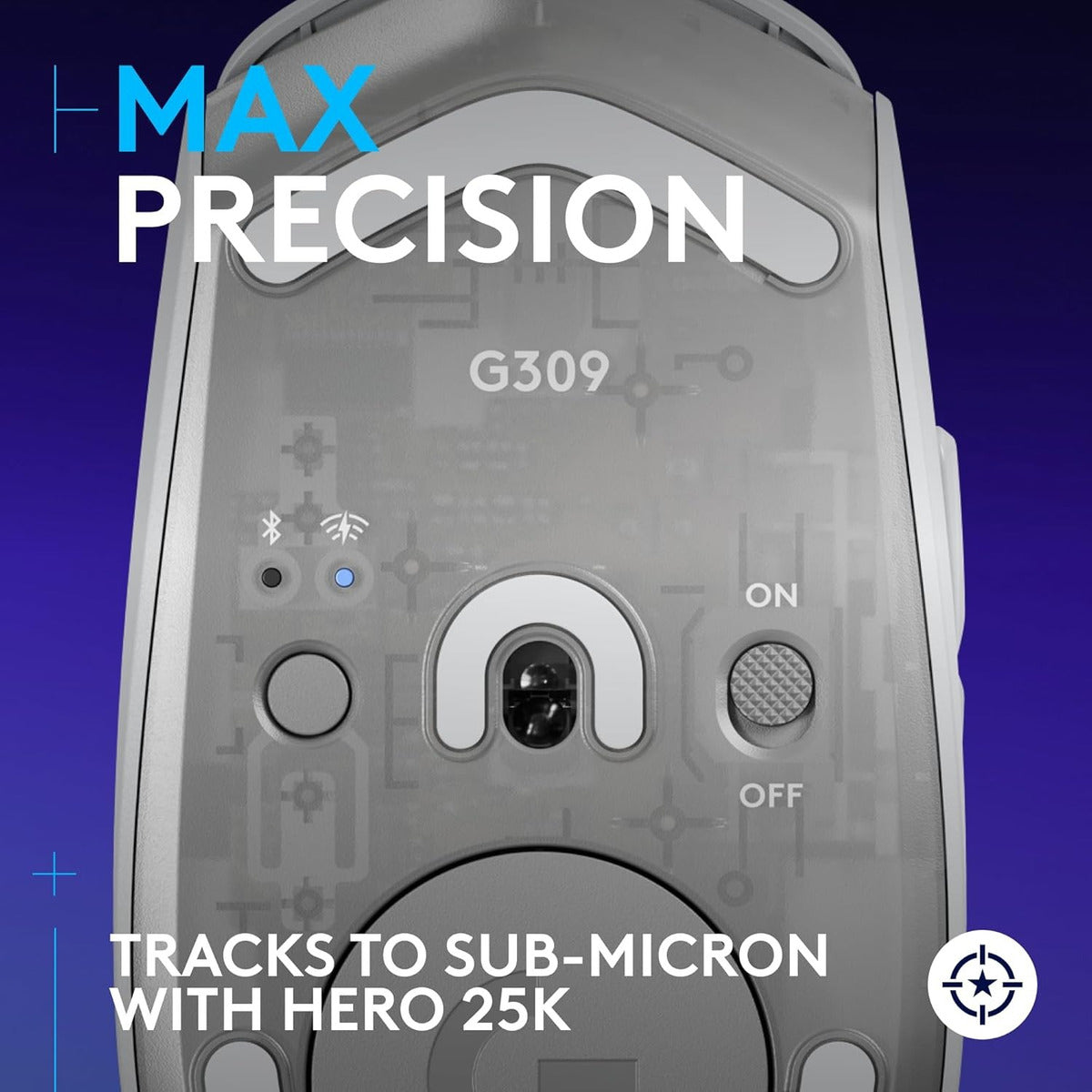 Mouse Gamer Logitech G309 Lightspeed 25600 Dpi Blanco