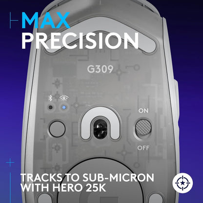 Mouse Gamer Logitech G309 Lightspeed 25600 Dpi Blanco