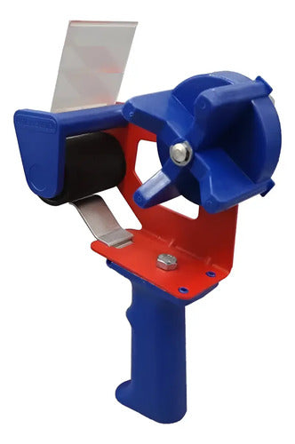 Dispensador Cinta Embalaje Con Mango 50 Mm X 60 M Tesa Azul