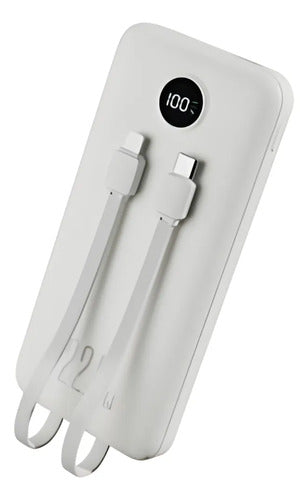 Power Bank 10000mah Bestlink 22.5w Carga Rapida Bateria Blanco