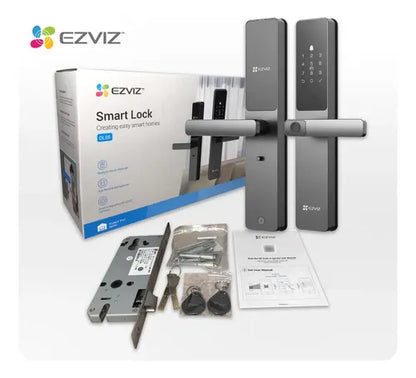 Ezviz Cs-dl05 Cerradura Inteligente Con Huella Dactilar Color Gris Black
