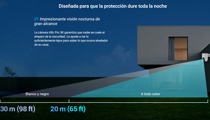 Cámara Seguridad Pt Wifi H8c Pro 3k Auto-tracking Ezviz