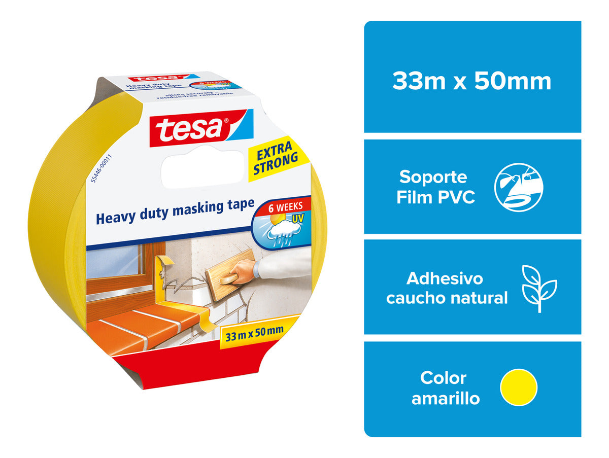 Masking Tape Empastado Tesa 33m X 50mm