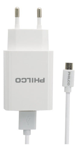 Cargador  Micro Cable Carga Rapida Blanco