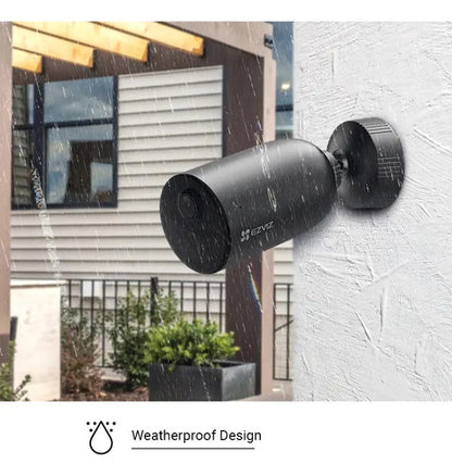 Cámara Ip Wifi Eb3 3mp C/batería Color Audio Ia Msd Ezviz Color Gris Negro