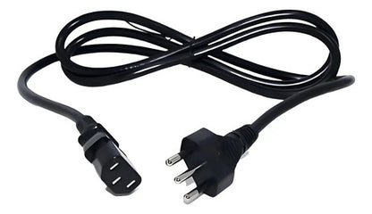 Cable Fuente Poder Pc Cargador 1.8 Mt  Negro