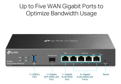 Router Gigabit Omada Er7206 5 Puertos Usb 3.0 Tp-link