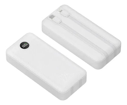 Powerbank 20000mah 22.5w Carga Rapida Pantalla Blpb20wqc Blanco