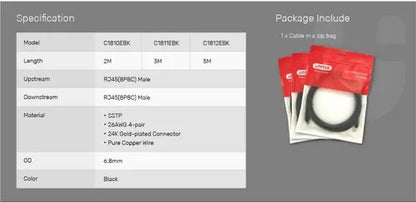 Cable De Red Patch Cord Cat7 5 Metros Rj45 8p8c Sstp Unitek