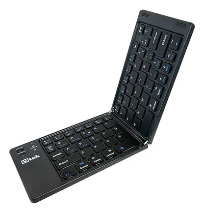 Mini Teclado Slim Bluetooth Plegable Inalámbrico Español Negro Español Latinoamérica