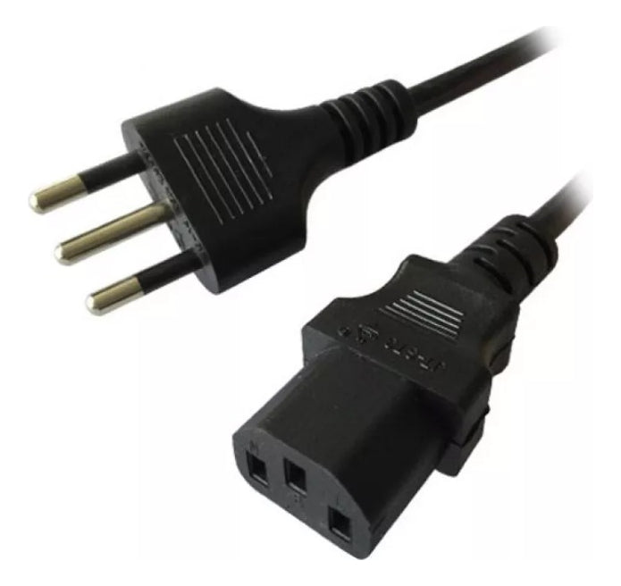 Cable Fuente Poder Pc Notebook Cargador 1.8 Metros