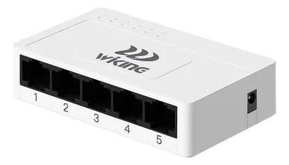 Switch 5 Puertos Ethernet No Administrable Wiking