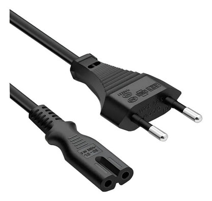 Cable Poder Tipo 8 Enchufe Nacional Gk Negro