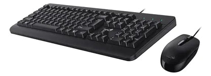 Kit Teclado Mouse Alámbrico Usb Genius Km-160 Español Genius Negro