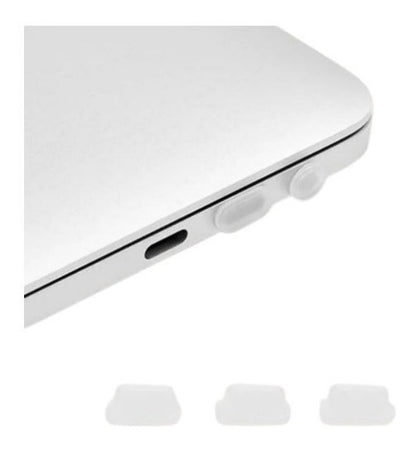 Tapon Silicona Antipolvo 5 Piezas Para Notebook Macbook