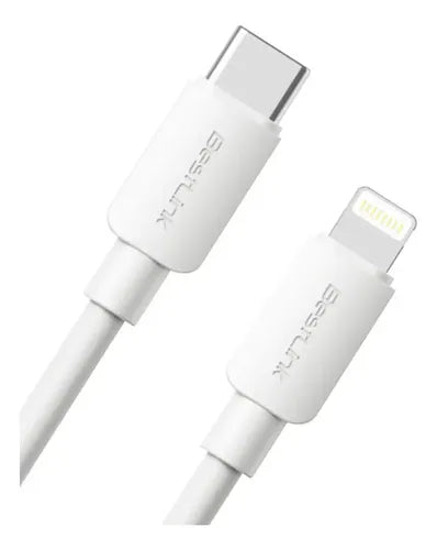 Cable Carga Usb-c A Lightning 27w Pvc 1m / Mod. Bl-chcbl460 Blanco