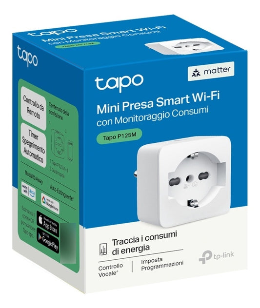 Enchufe Inteligente Tplink Con Monitorización Domótica P125m