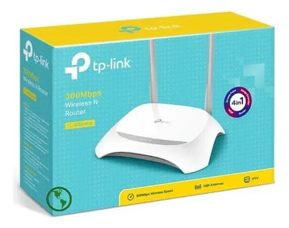 Pack 2 Router Inalámbrico Tp-link Tl-wr840n Blanco 300mbps
