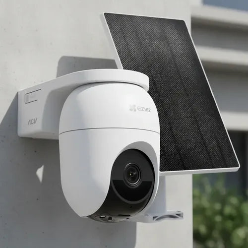 Cámara Seguridad Wifi Cb8 Lite Bateria Con Panel Solar Ezviz Blanco