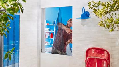 Malla Mosquitera Tesa Ventanas 1,3m X 1,5m Negro Negro